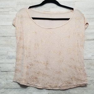 Jennifer Lopez Shimmery Pink Shirt